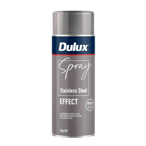 Dulux Spray Paint Effects 300g - Stainless Steel - 0.3L - Fast Drying - SuperSaverAU - view 1