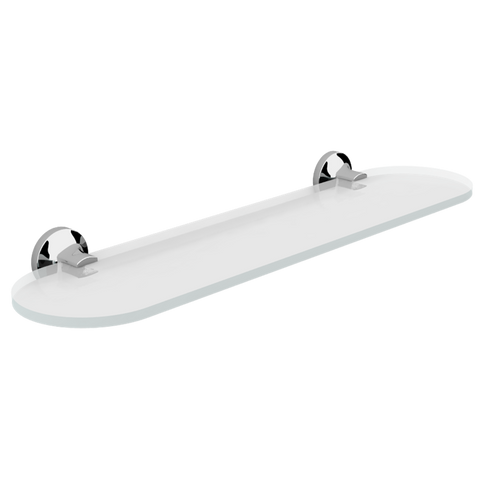 Caroma Sahara Glass Shelf - 500mm Brass Chrome - Easy Installation - SuperSaverAU - view 1