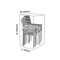 Mojo All Weather 6 Stack of Chairs Cover 600mm x 1000mm - UV Resistant, Weatherproof - SuperSaverAU - view 3