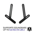 Sanus Soundbar Wall Mount, Holds Soundbars Up to 6.8kg, Horizontal, Hardware Included