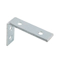 Carinya Zinc Plated Angle Bracket 75 x 50mm - Silver - Heavy-Duty - 1 Pack - SuperSaverAU - view 1