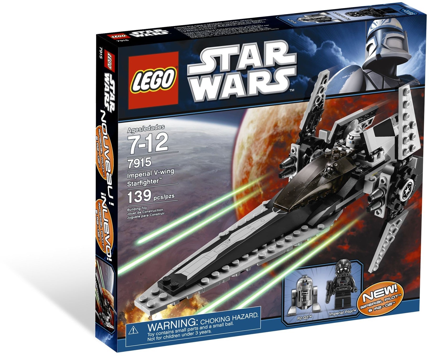 Lego Star Wars 7915 Imperial V-Wing Starfighter- Auzzi Store