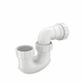 Caroma P Trap Inlet - 50mm - White - Plastic - Watermark Approved - SuperSaverAU - view 1