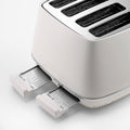 DeLonghi Distinta 4 Slice Toaster - Sunshine White - Six Browning Levels - CTIN4003W