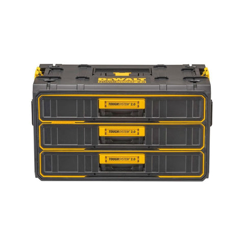 Dewalt Toughsystem 2.0 3 Drawer Tool Box - 310mm x 300mm x 540mm - Durable Storage - SuperSaverAU - view 1
