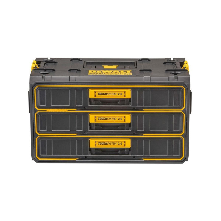 Dewalt Toughsystem 2.0 3 Drawer Tool Box - 310mm x 300mm x 540mm - Durable Storage - SuperSaverAU - view 1