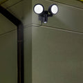 Arlec 330 Lumens LED Solar Security Sensor Light, Black Wall Mount LVS535