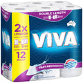 Viva Double Length Cleaning Paper Towels 12 x 120 Sheets - SuperSaverAU - view 1