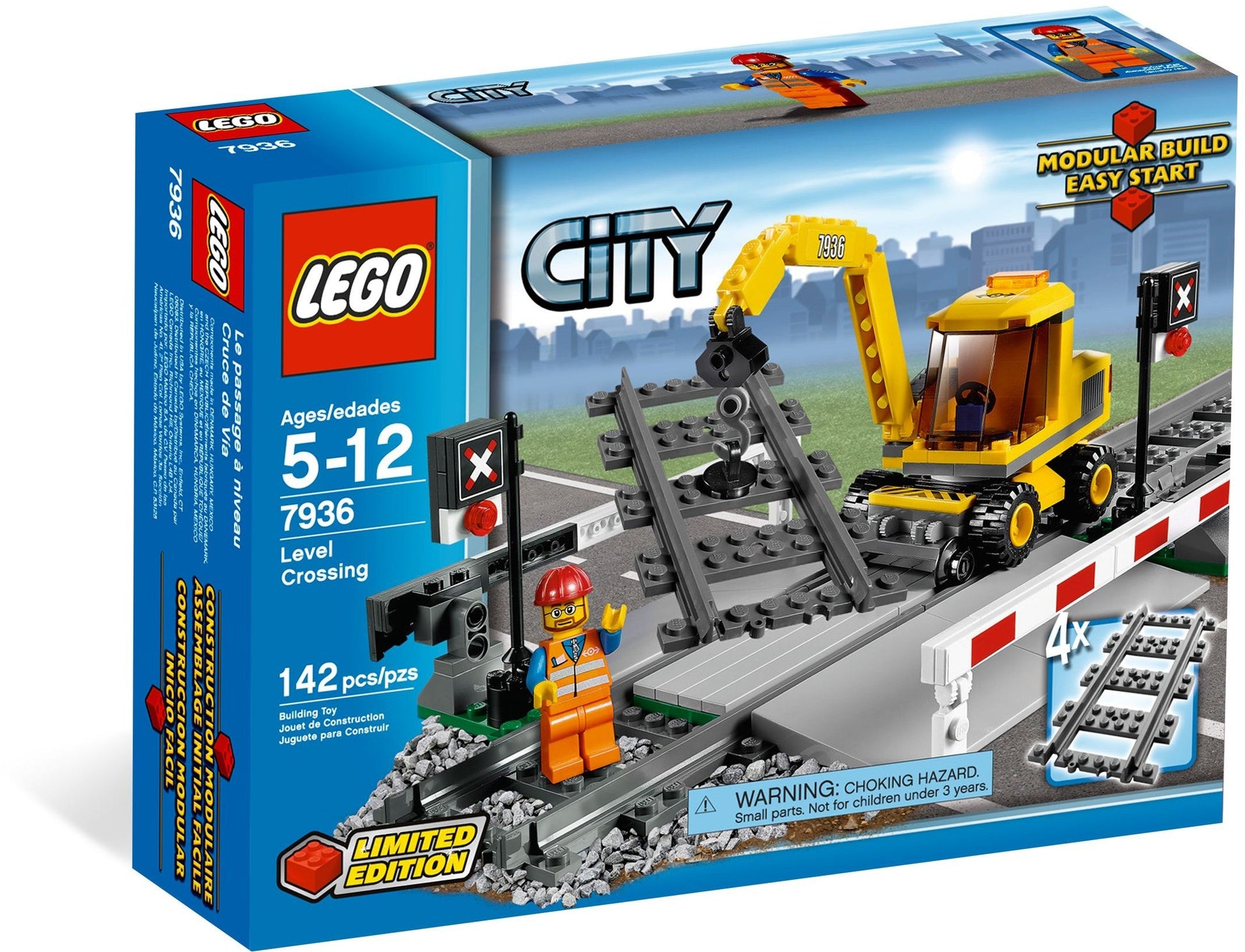 LEGO 7936 City - Trains Level Crossing- Auzzi Store