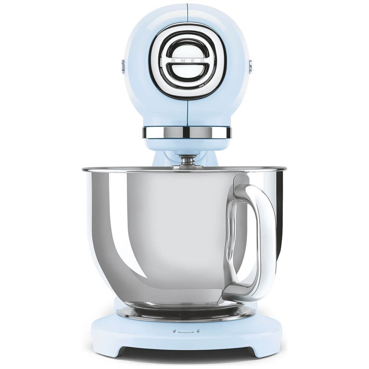 Smeg 50's Style Stand Mixer 4.8L - 1000W, Pastel Blue, Direct Drive, Safety Lock - SMF05PBAU
