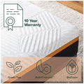 Zinus Deluxe 30cm Hybrid Mattress Single - Pocket Spring, Memory Foam, Jacquard Cover - AU-MSHPHB-12S