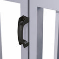 D&D Technologies LokkLatch S3 Gate Handle, Black, Polymer, Left & Right Hand Opening