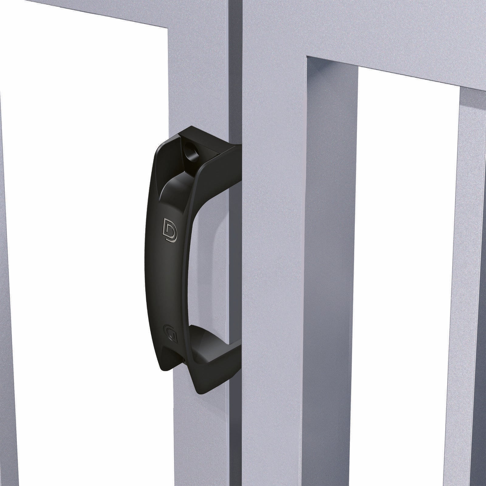D&D Technologies LokkLatch S3 Gate Handle, Black, Polymer, Left & Right Hand Opening