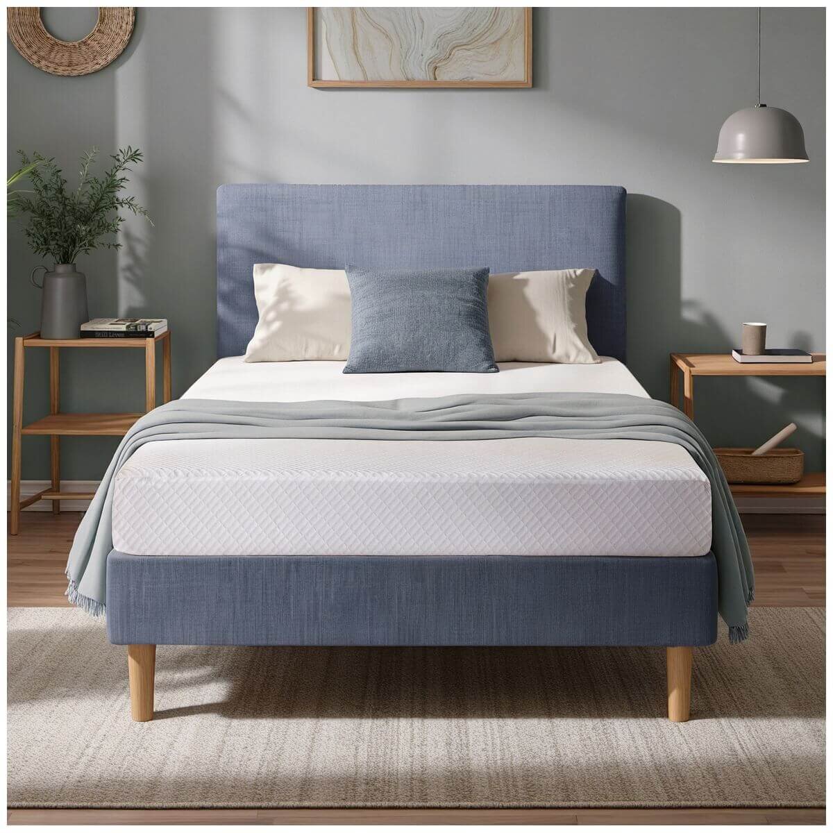 Zinus 13cm Single Cooling Essentials Foam Mattress - Green Tea Infused Foam - AU-MFGNO4ZC-05S