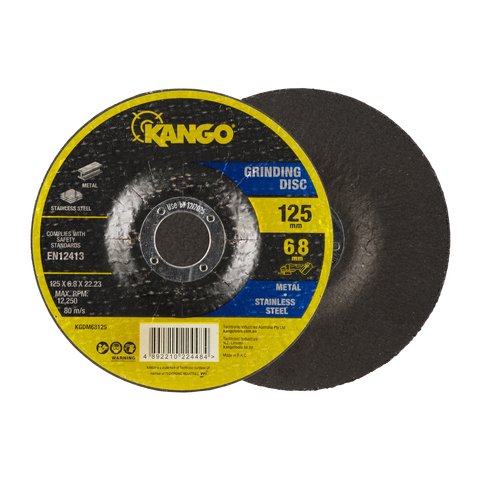 Kango 125mm Grinding Disc - Aluminium Oxide - Low Thermal Load - Inox - SuperSaverAU - view 1