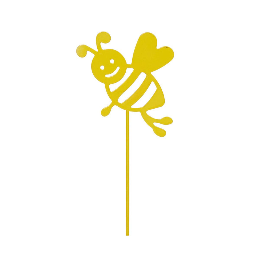 Northcote Pottery Decorative Flat Metal Bee Stake - 17mm x 65mm - Weather Resistant - SuperSaverAU - view 1