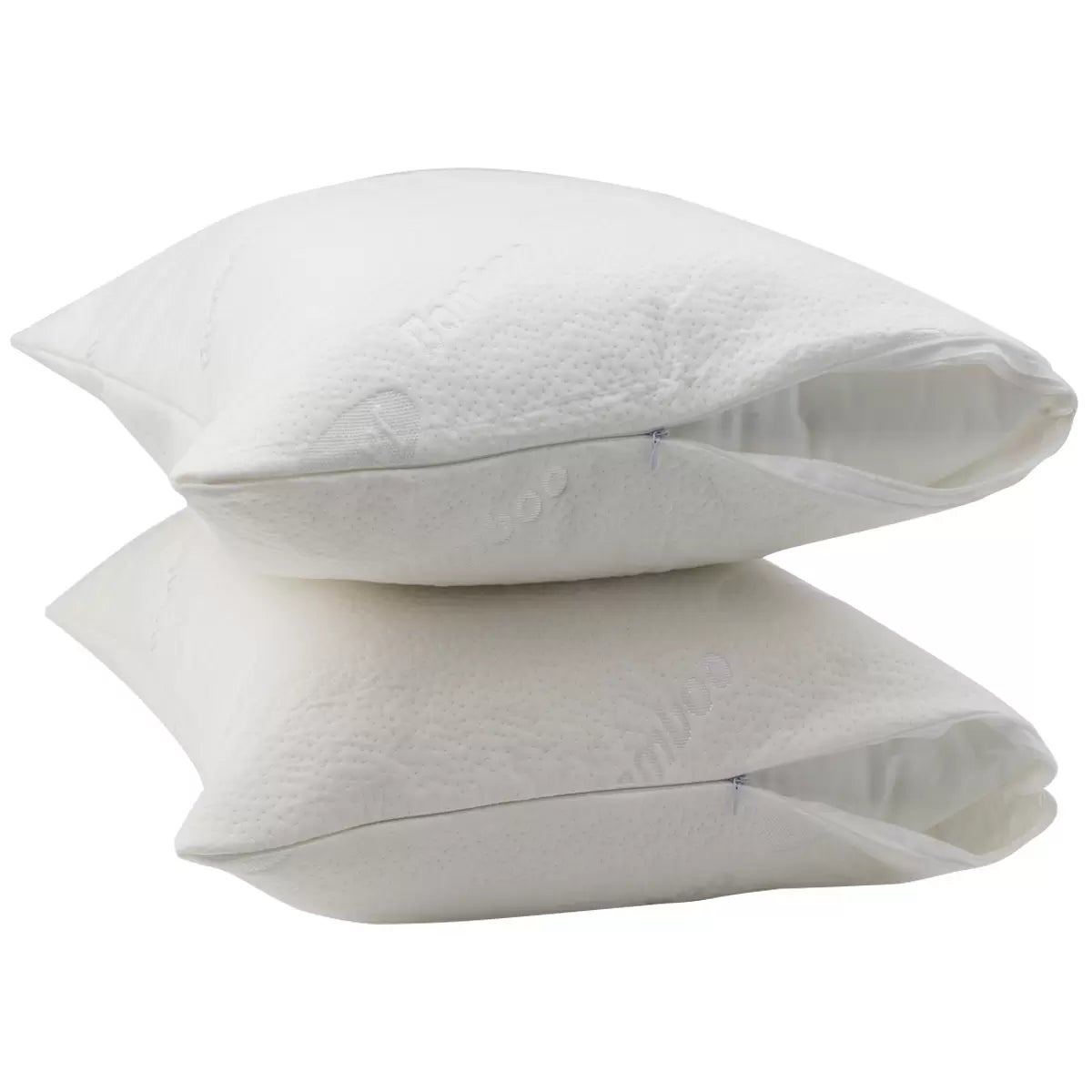 Jason Waterproof Bamboo Pillow Protectors, Twin Pack with Anti Dust Mite Treatment — image 5
