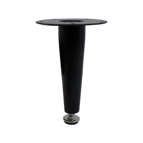 Adoored 150mm Black Tapered Metal Legs - 4 Pack - Durable Steel Design - SuperSaverAU - view 1