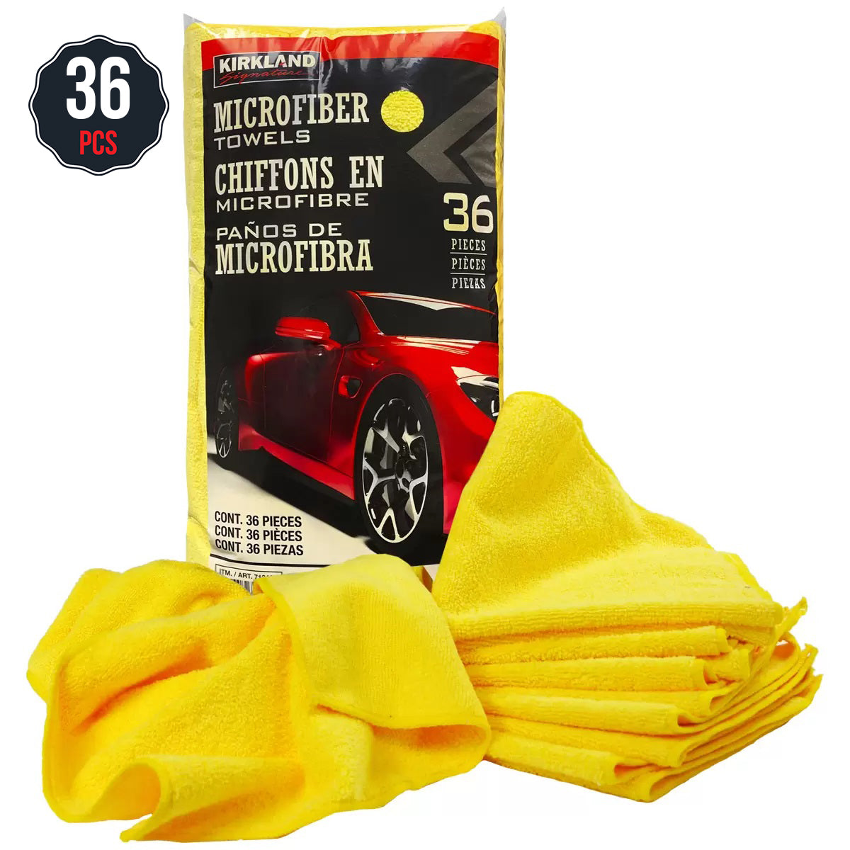Kirkland Signature Microfibre Towel 36 Pieces 2 Pack