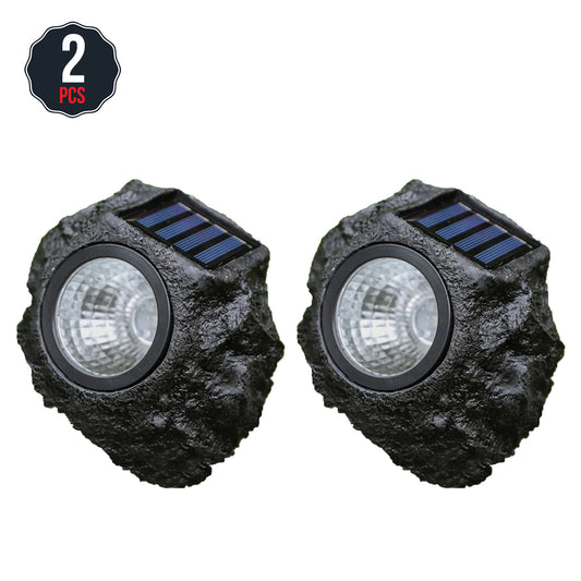 Solar LED Rock Spotlight 2 Pack