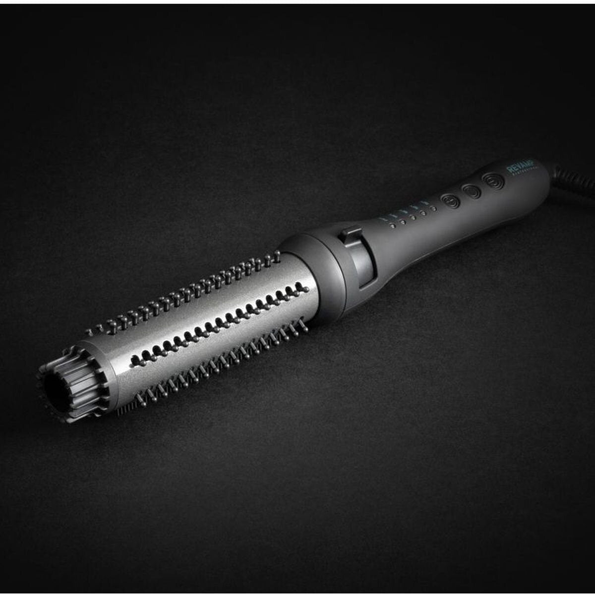 HoMedics Progloss Volume and Wave hot styling brush - black, 32mm ceramic barrel, 150-210°C - BR-1350-AU