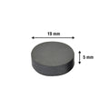 Everhang 18mm Ceramic Disc Magnet - 8 Pack - Lightweight - Strong - SuperSaverAU - view 2