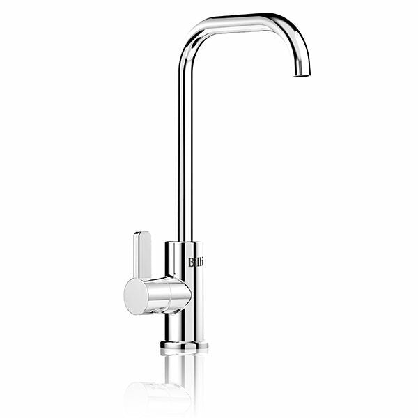Billi Home C Chilled Filtered Water Tap - Square Slimline Gooseneck Dispenser - Chrome - 913000SCH