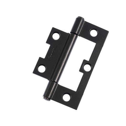 Lane Easy Fit Hinge - 75mm - Steel - Matte Black - 2 Pack - SuperSaverAU - view 1