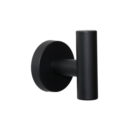 Barelli Toscana Robe Hook Matte Black Stainless Steel