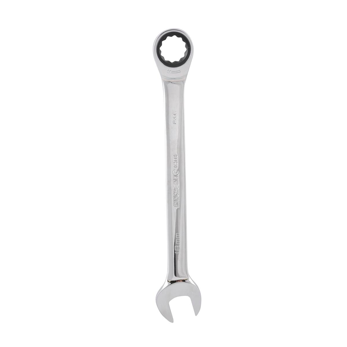 Kincrome 18mm Gear Spanner Chrome Vanadium Steel Ratchet Tool - SuperSaverAU - view 1