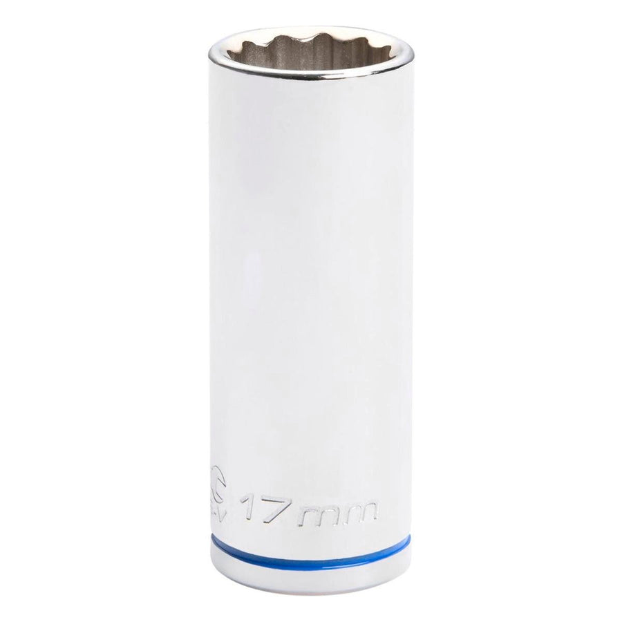 Kincrome 17mm Deep Socket - Chrome Vanadium Steel - Rust Resistant - SuperSaverAU - view 1