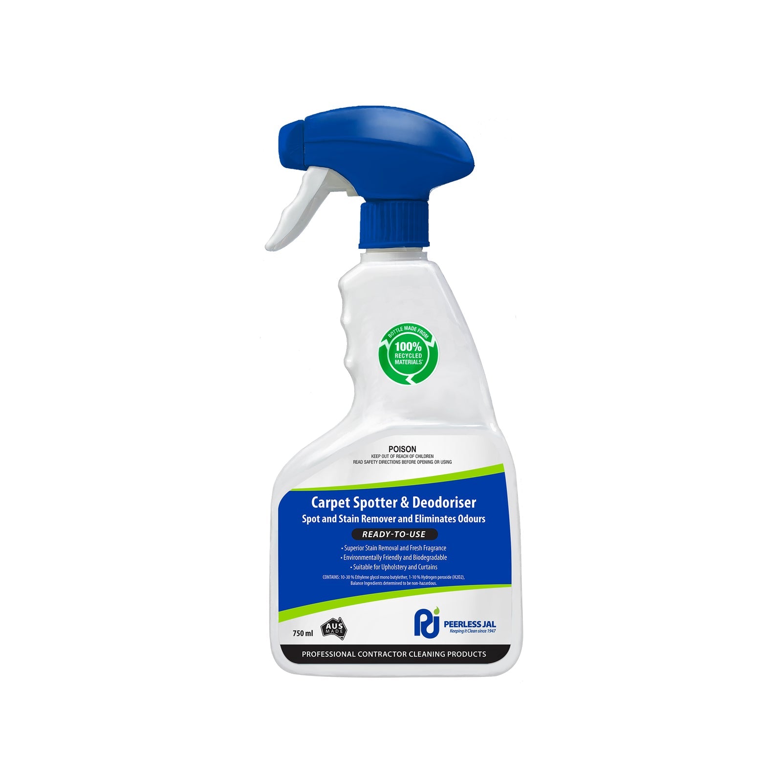 Peerless JAL 750ml Carpet Spotter And Deodoriser - SuperSaverAU - view 1