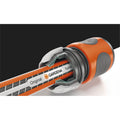 GARDENA 13mm Hose Connector with Soft Grip - Grey/Orange Plastic Outdoor Fitting