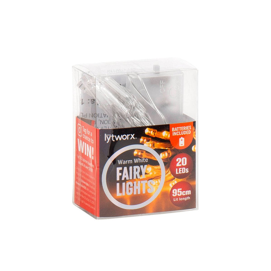 Lytworx Fairy Lights - 95cm - Plastic - Battery Operated - 20 Pack - SuperSaverAU - view 1