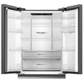 Haier 509L French Door Fridge - Satina Silver - Non-Plumbed Water Dispenser - 5 Star Energy - HRF510FHS