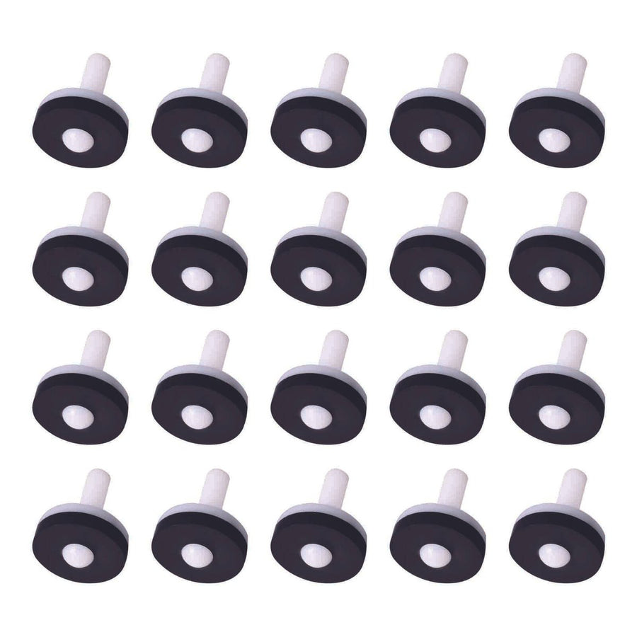Kinetic 12mm Nylon Tap Valve 20 Pack - Drip-Free - Easy Install - Black - SuperSaverAU - view 1