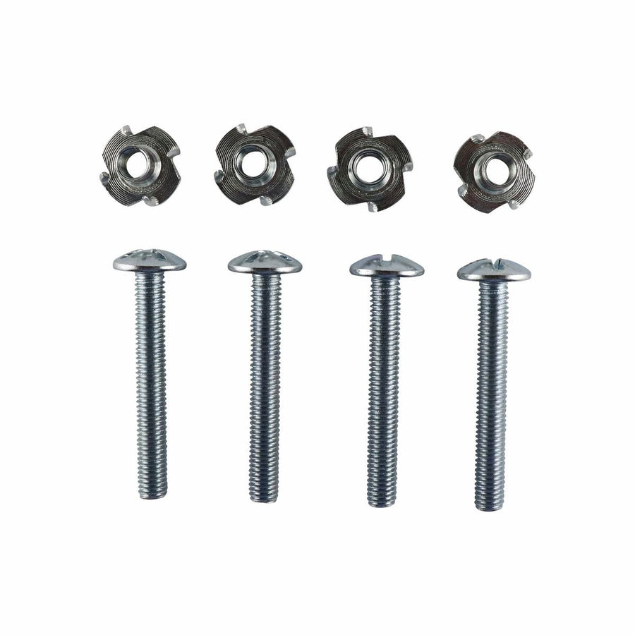 Everhang M8 Zinc Plated Tee Nut and Bolt 60mm 4 Pack Durable Fasteners - SuperSaverAU - view 1