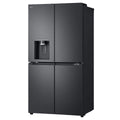 LG 637L French Door Fridge - Ice and Water, Matte Black, Inverter Linear Compressor - GF-L700MBL