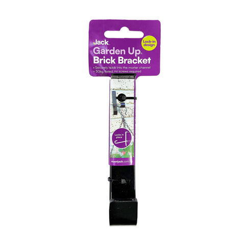 Jack Black Hanging Basket Lock-In Brick Hook, 30kg Capacity, No Screws