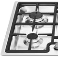 Smeg 72cm 5 Burner Gas Cooktop - Stainless Steel - Ultra-Rapid Wok Burner - Flame Failure Device - PGA75-4