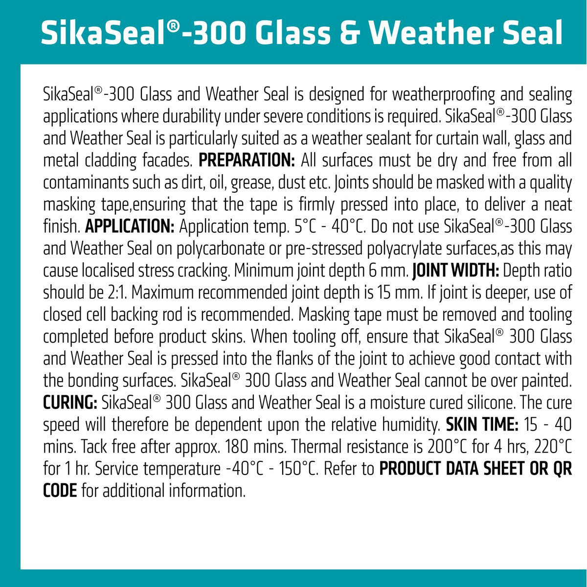 Sika Sikaseal 300 - 300ml - Silicone Sealant - Weather Resistant - SuperSaverAU - view 3