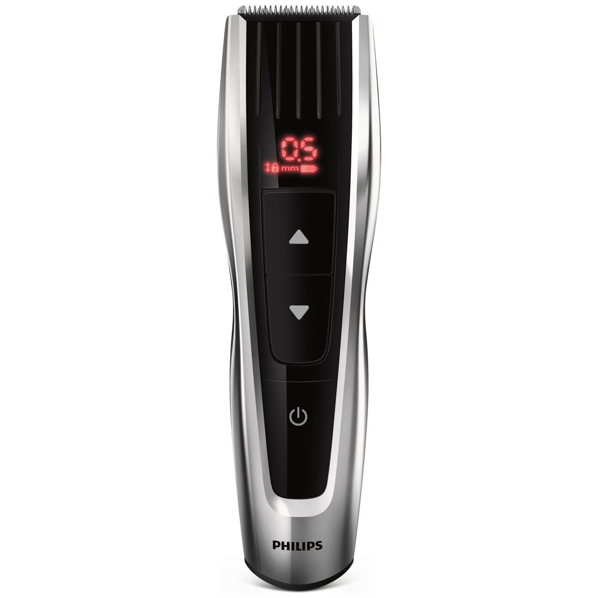 Philips Hair Clipper Series 9000 - 400 Length Settings - Titanium Self-Sharpening Blades - Chrome - HC9420-15