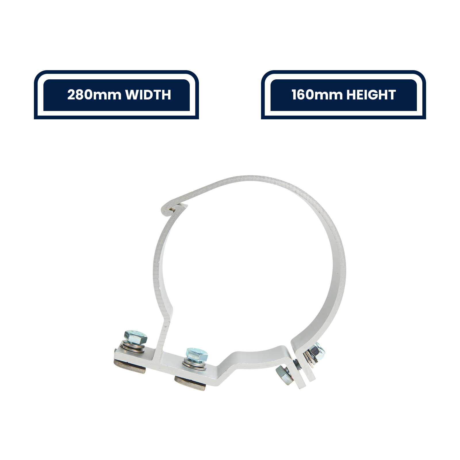 Grunt 100mm Universal T-Slot Conduit Carrier - 2 Pack