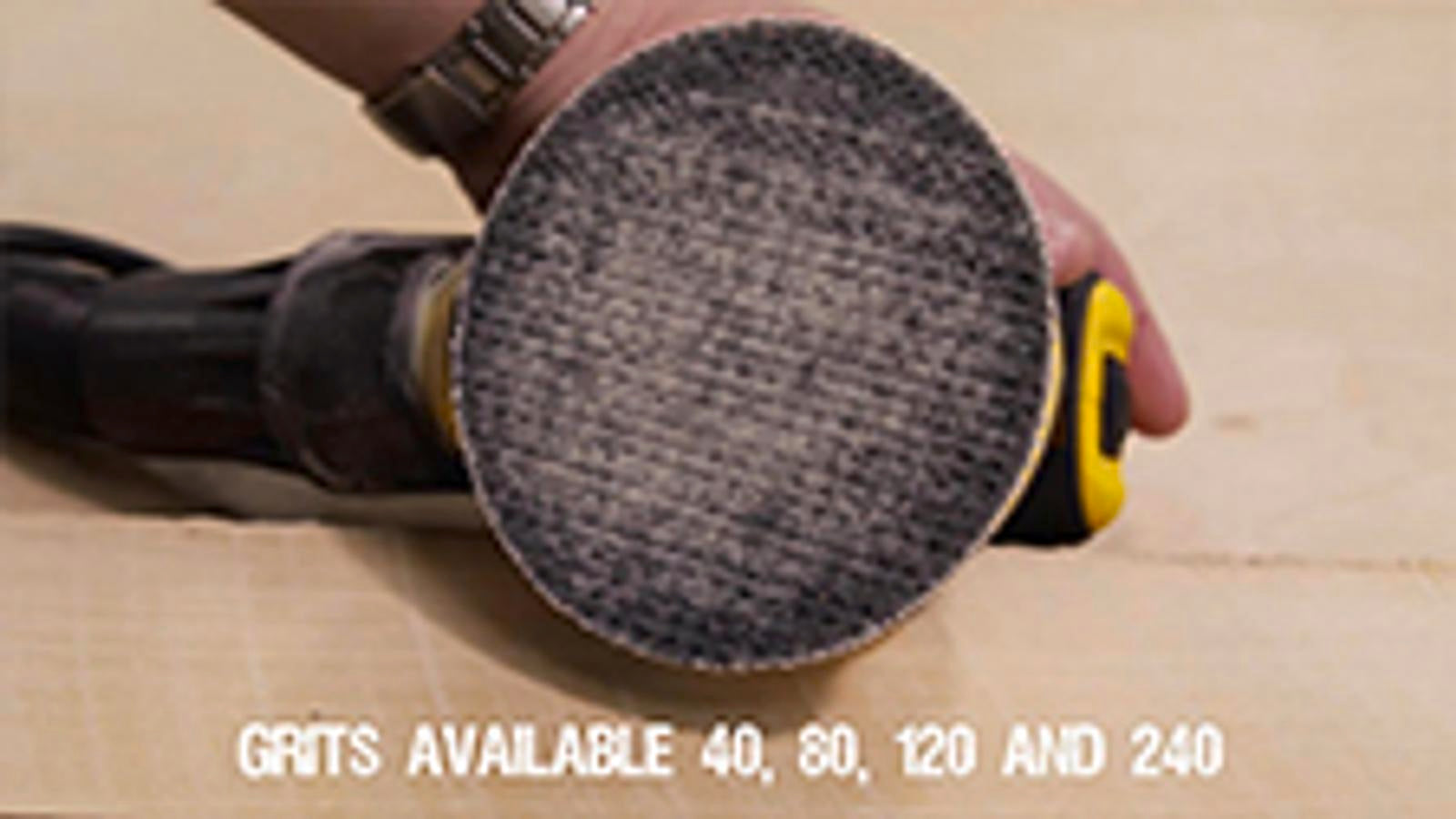 Irwin 150mm Mixed Grit Orbital Sanding Disc Mesh Velcro 5 Pack 40 80 80 120 240