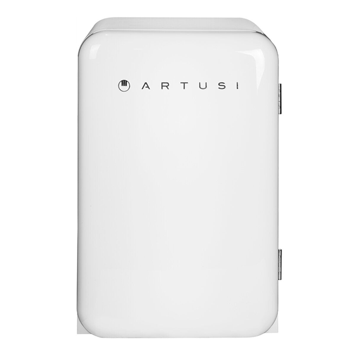 Artusi 107L Retro Style Underbench Bar Fridge - White - Reversible Door - Salad Crisper - ARET130W