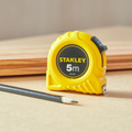Stanley 5m Tape Measure - 19mm - Yellow - Durable Polymer Blade - Accurate Measurements - SuperSaverAU - view 5