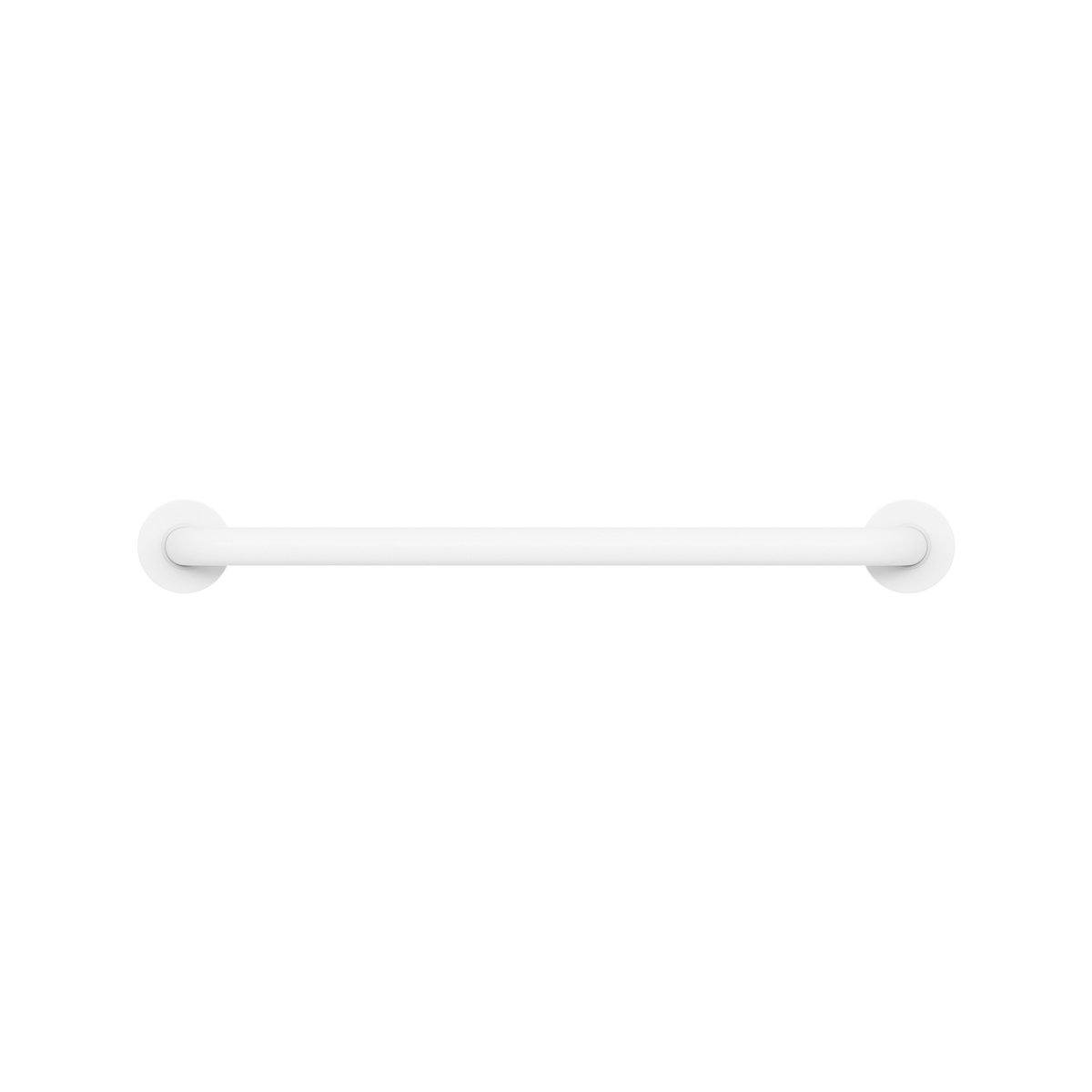 Evekare 600mm White Concealed Flange Grab Rail - 250kg Capacity - 304 Stainless Steel - SuperSaverAU - view 4