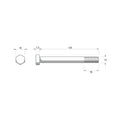 Zenith Hex Head Bolts & Nuts - M12 x 120mm - 12 Pack - Stainless Steel 304 - Rust Resistant - SuperSaverAU - view 3