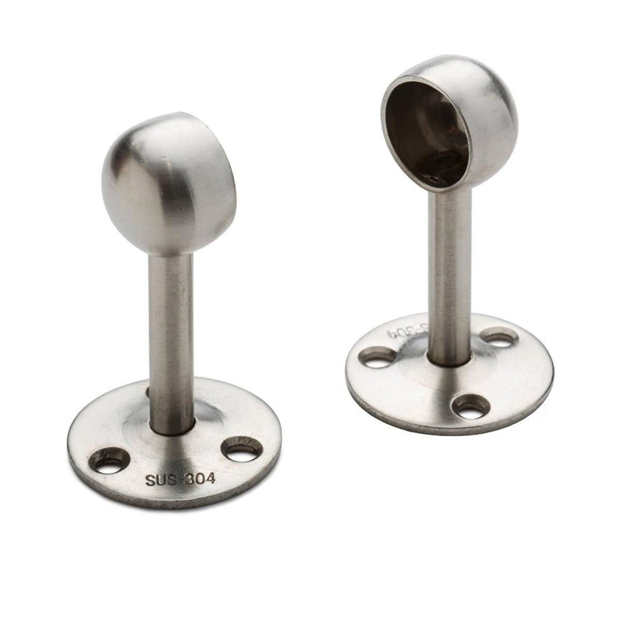 Sandleford Stainless Steel Pillar End Fitting Rod 2 Pack - 19mm - Silver - SuperSaverAU - view 1
