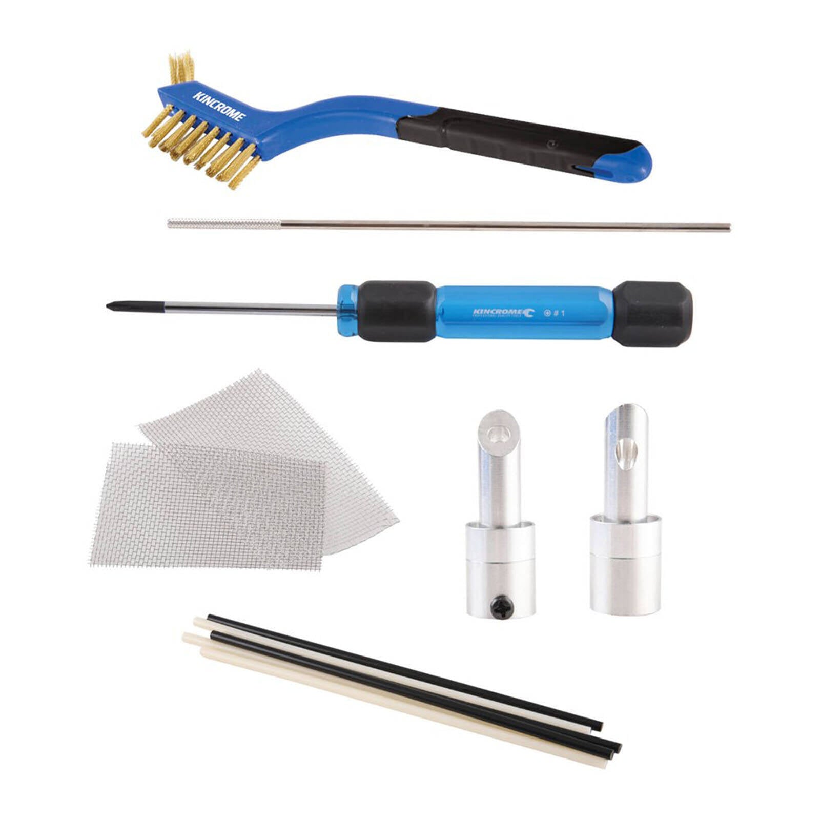 Kincrome 10 Piece Plastic Welding Kit - Plastic Repair Welder Set